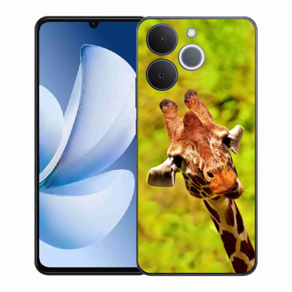 Gélový kryt mmCase na Realme Note 70T - žirafa