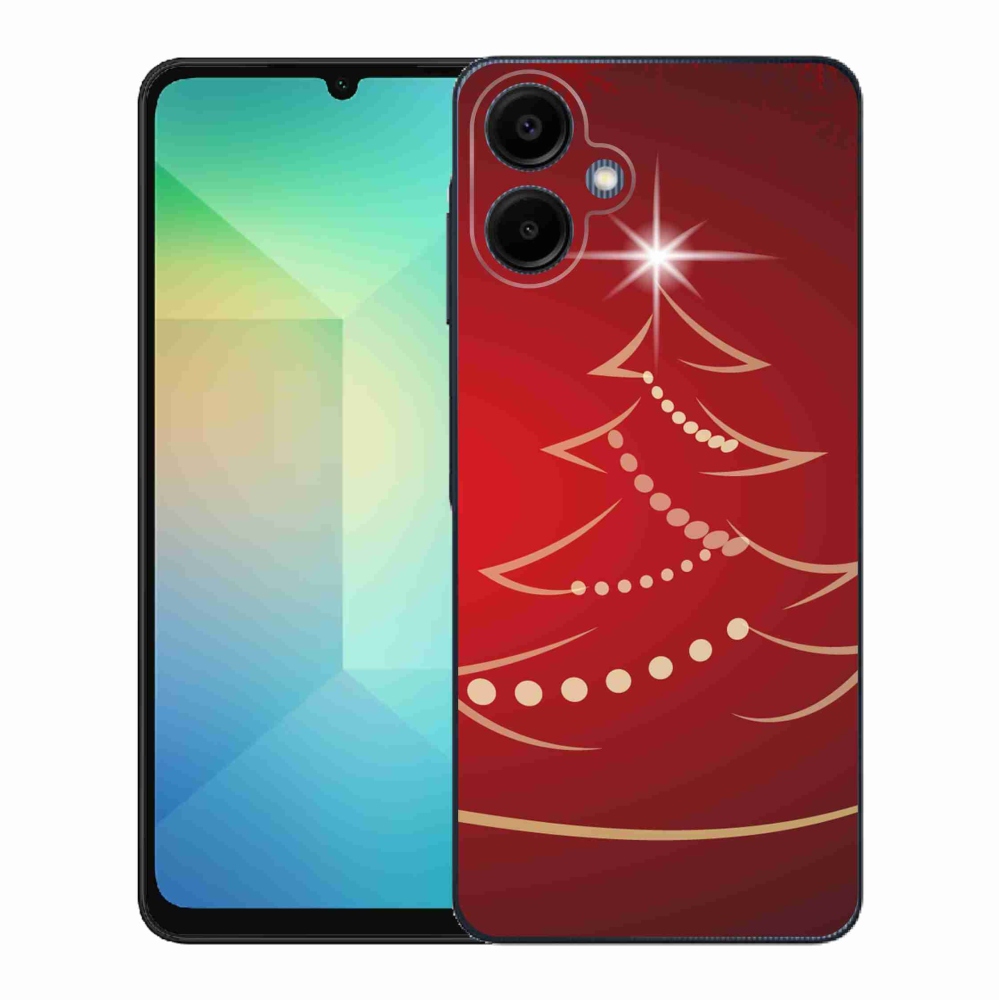 Gélový kryt mmCase na Samsung Galaxy A06 4G - kreslený vianočný stromček