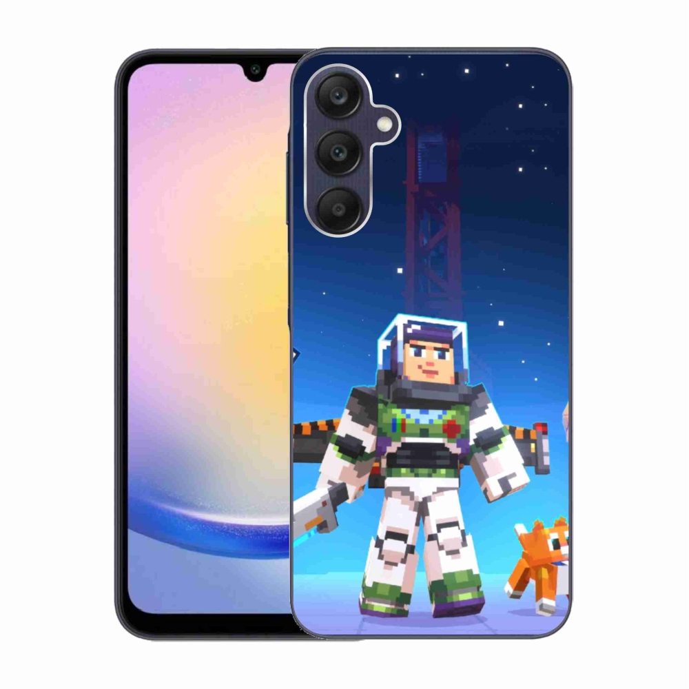 Gélový kryt mmCase na Samsung Galaxy A25 5G - minecraft 2