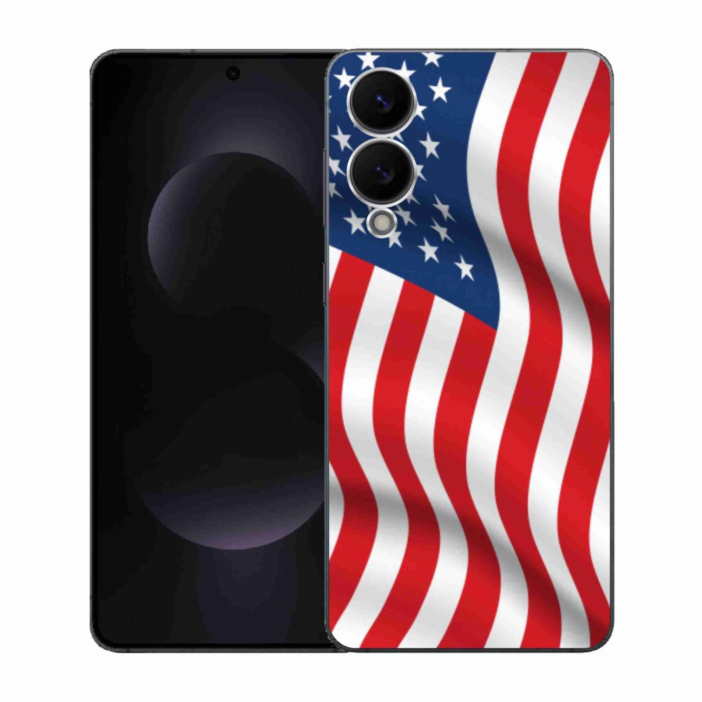 Gélový kryt mmCase na Samsung Galaxy S25 Edge - USA vlajka