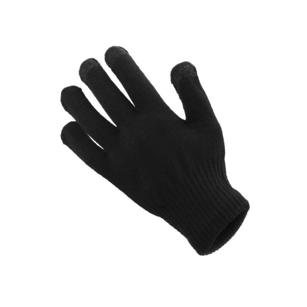 Winter dámske zimné dotykové rukavice - čierne