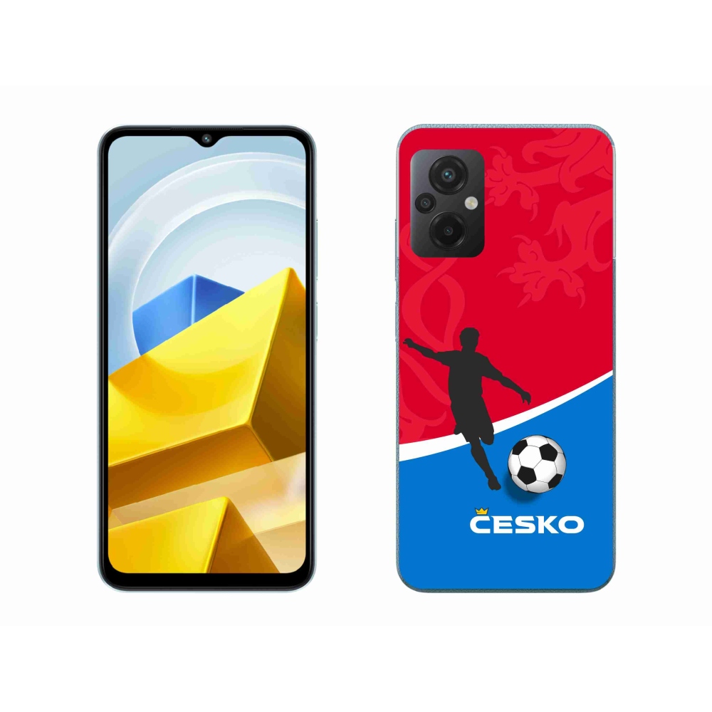 Gélový kryt mmCase na Xiaomi Poco M5 4G - futbal Česko