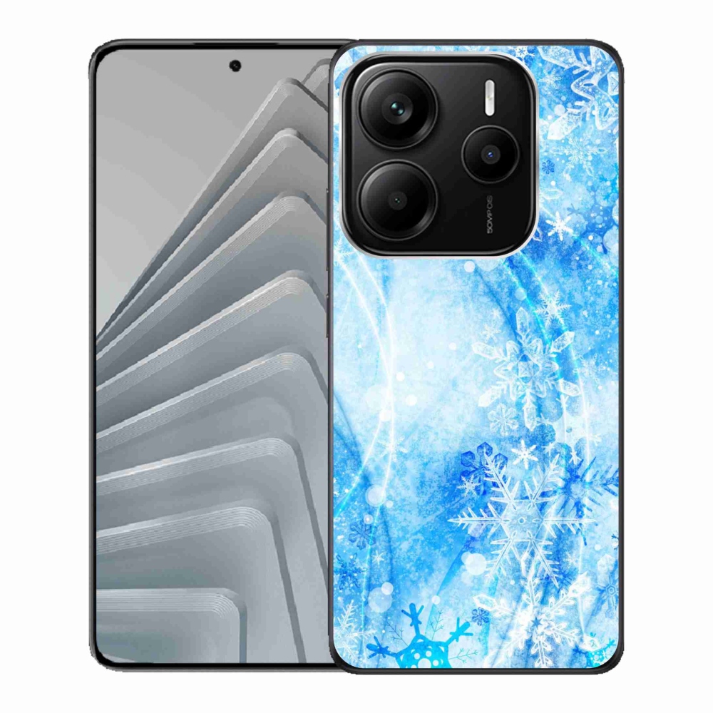 Gélový kryt mmCase na Xiaomi Redmi Note 14 5G - snehové vločky