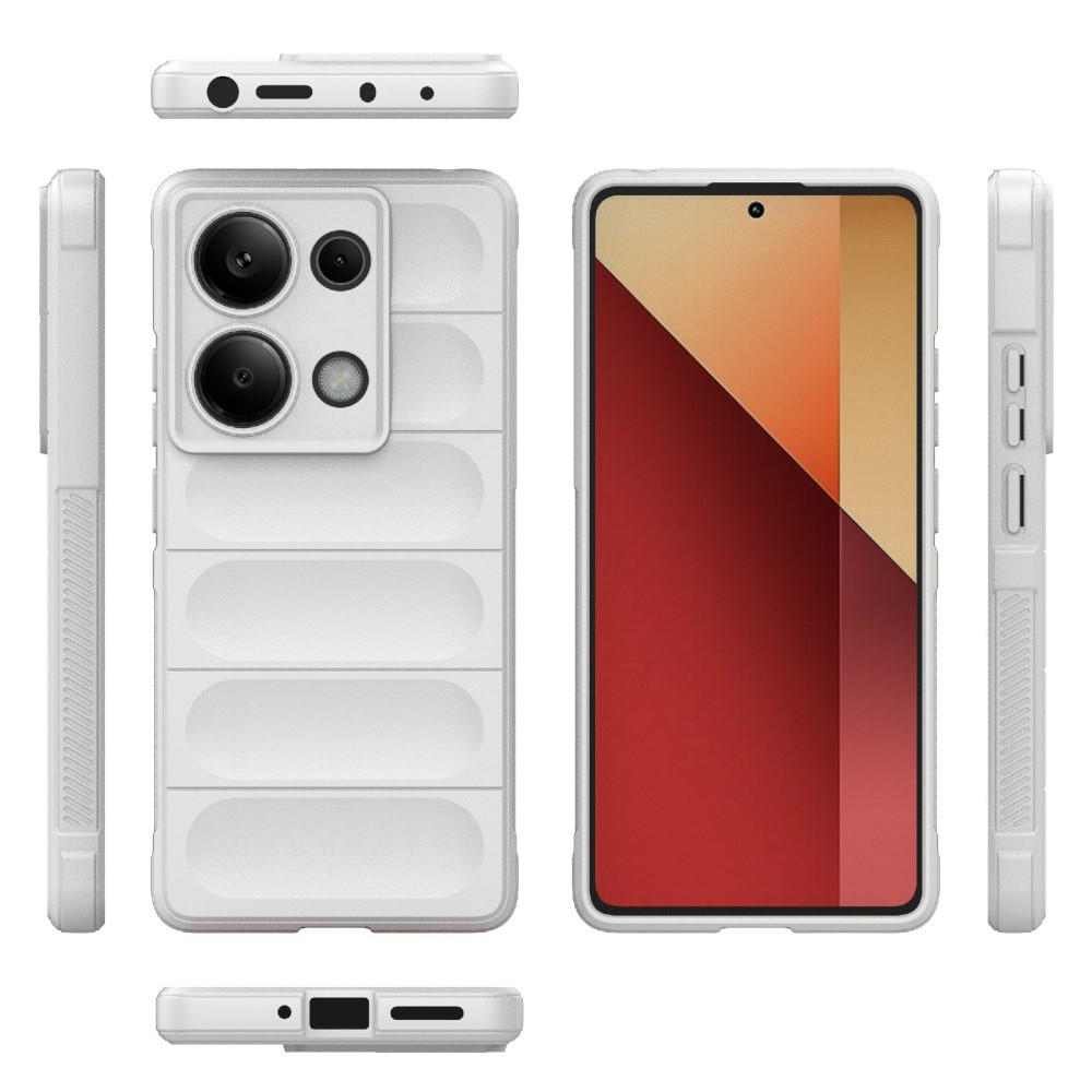 Rugg odolný gélový obal na Xiaomi Redmi Note 14S - biely