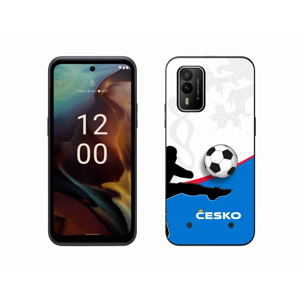 Gélový kryt mmCase na Nokia XR21 - futbal Česko 3