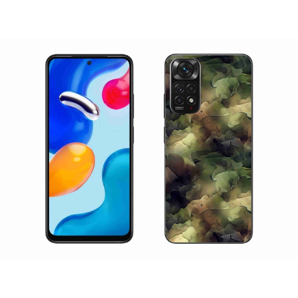 Gélový kryt mmCase na Xiaomi Redmi Note 11 4G - maskáčový vzor 10
