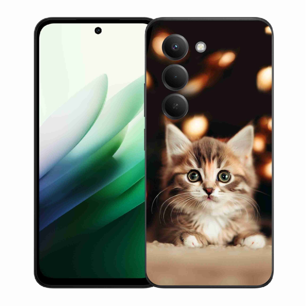 Gélový kryt mmCase na Xiaomi Redmi 15 5G (169mm) - roztomilé mačiatko 2