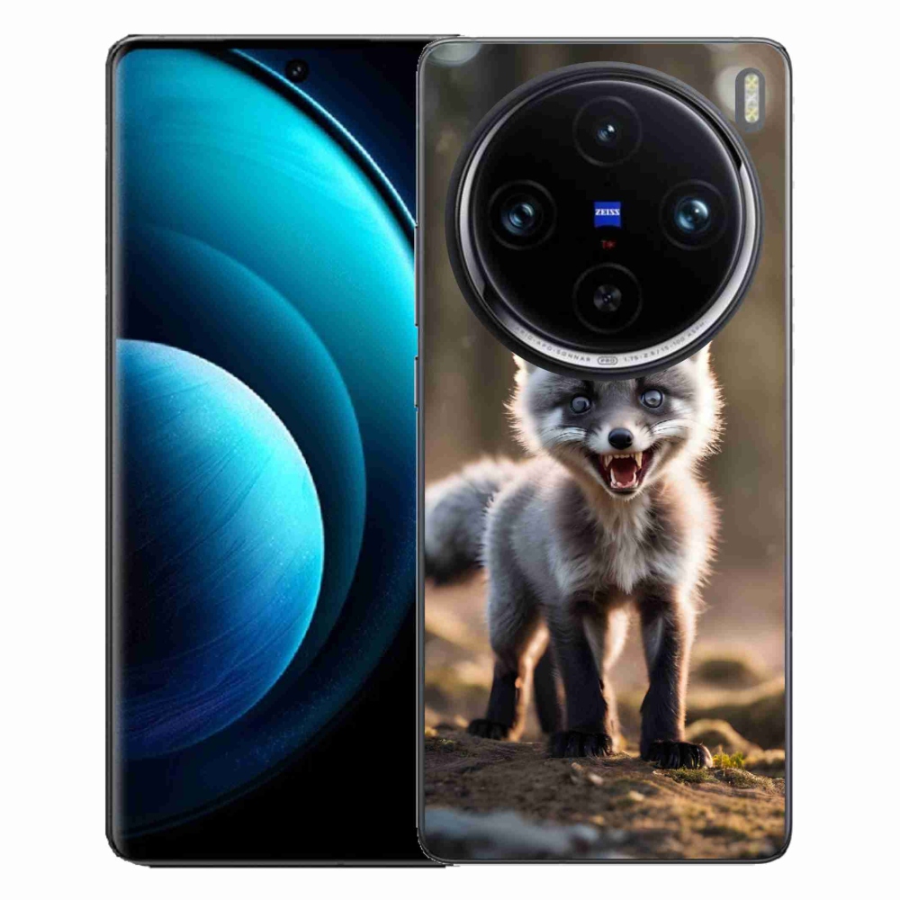 Gélový kryt mmCase na Vivo X100 Pro 5G - rozzúrená líška