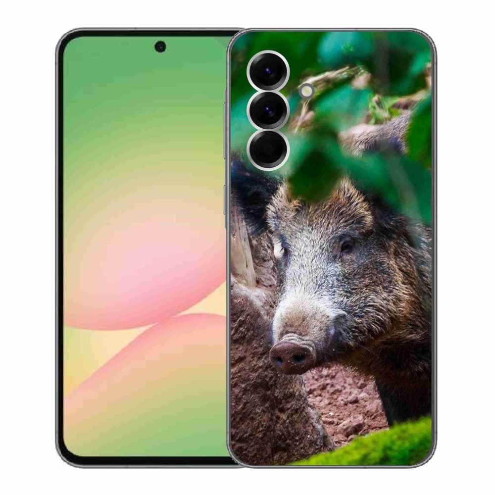 Gélový kryt mmCase na Samsung Galaxy A56 5G - divoké prasa