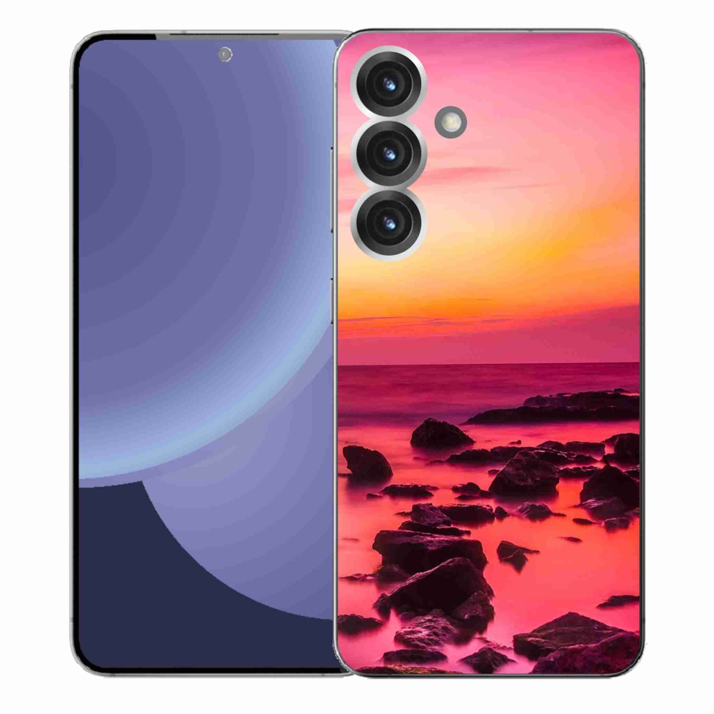 Gélový kryt mmCase na Samsung Galaxy S25+ - more a žiara