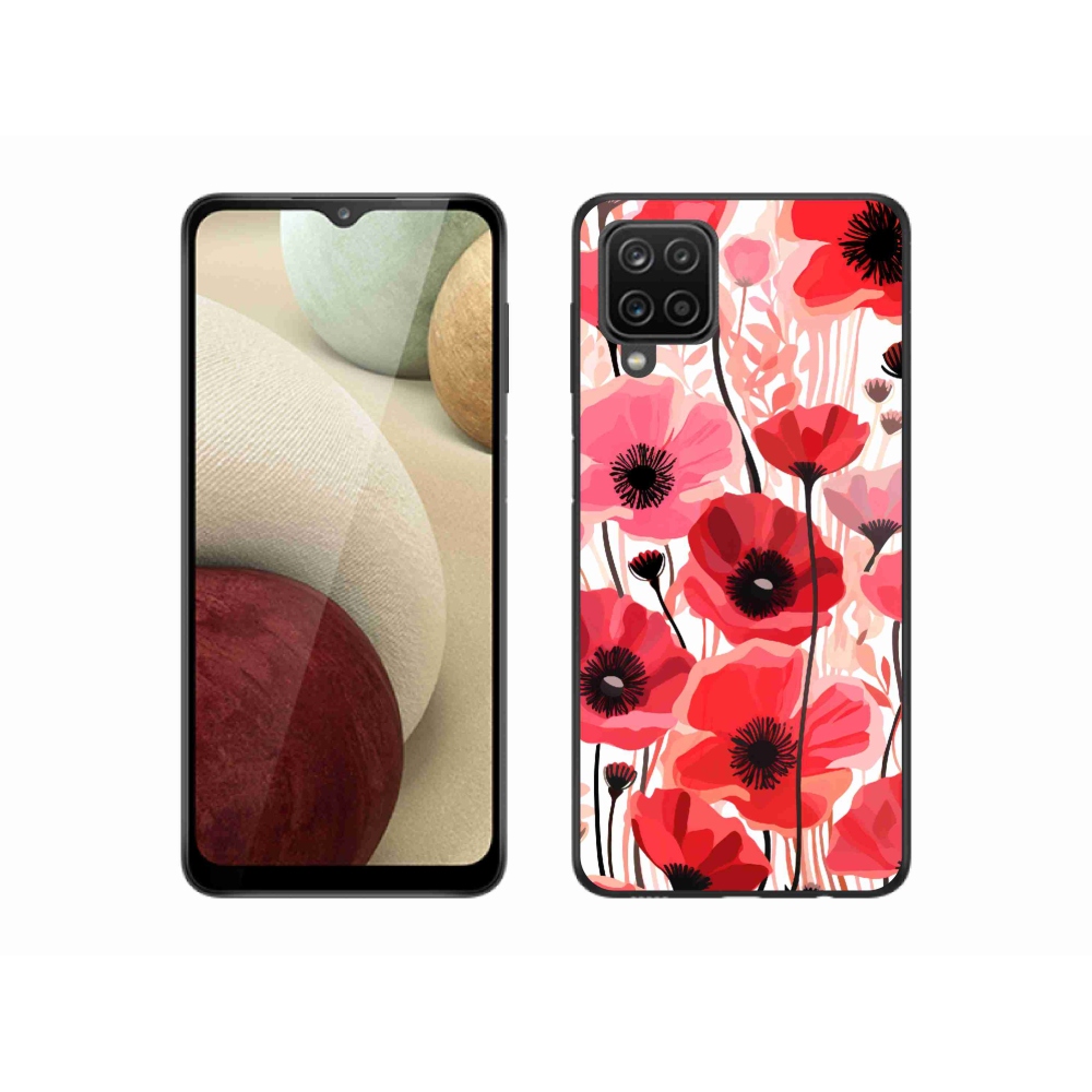 Gélový kryt mmCase na Samsung Galaxy A12 - vlčí mak 1