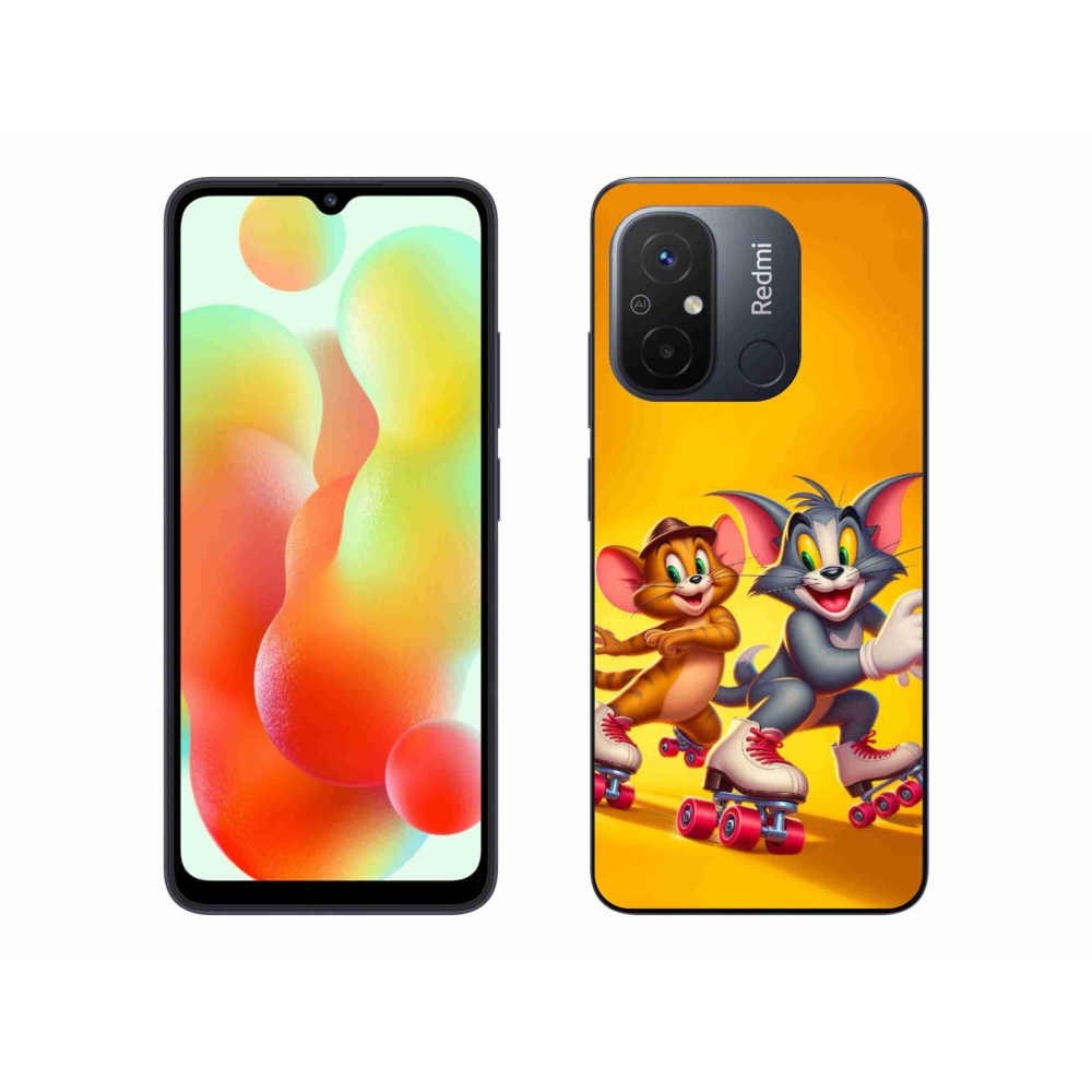 Gélový kryt mmCase na Xiaomi Redmi 12C - tom a jerry