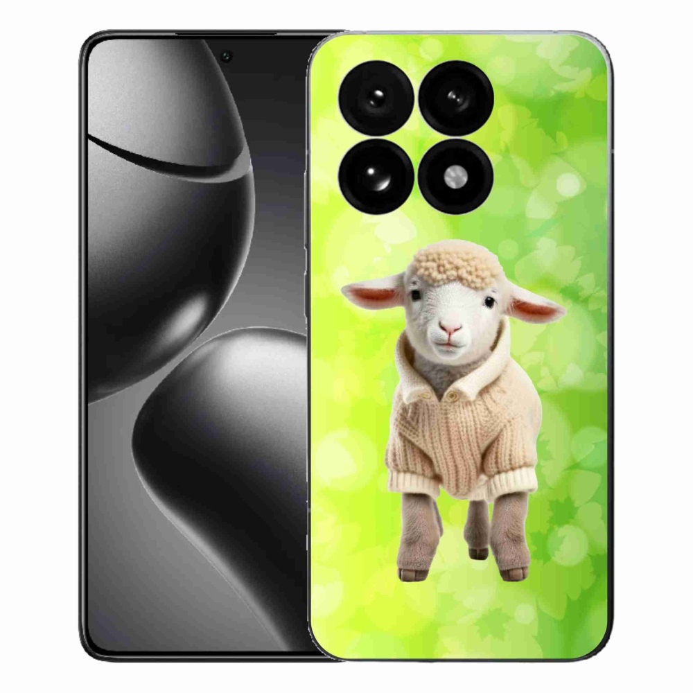 Gélový kryt mmCase na Xiaomi 15T - jahňa vo svetri