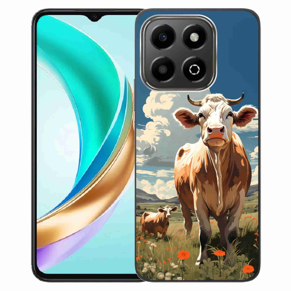 Gélový kryt mmCase na Honor X6b - kravy na lúke