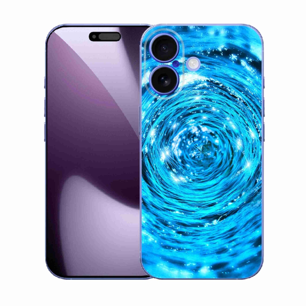 Gélový kryt mmCase na iPhone 17 - vodný vír