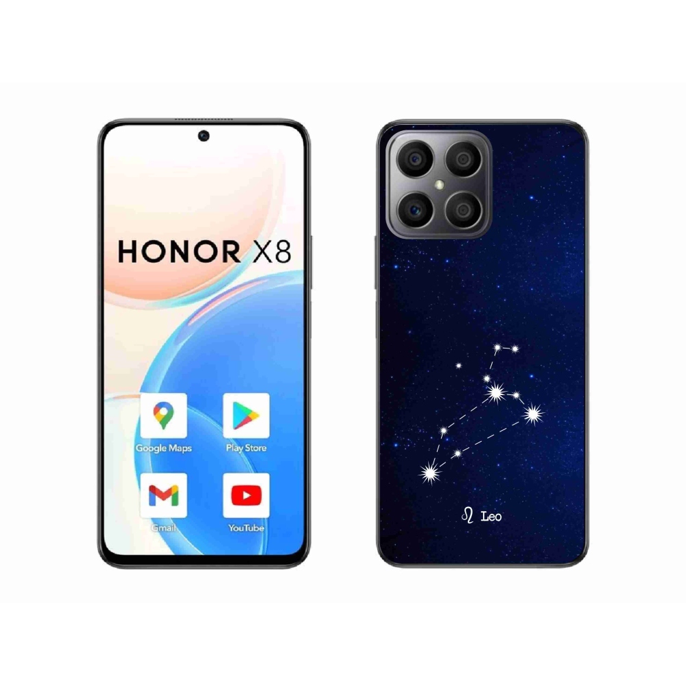 Gélový kryt mmCase na Honor X8 4G - súhvezdie Leva