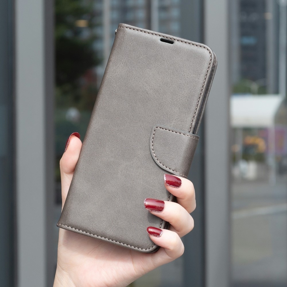 Case knižkové púzdro na Samsung Galaxy S25 Edge - šedé