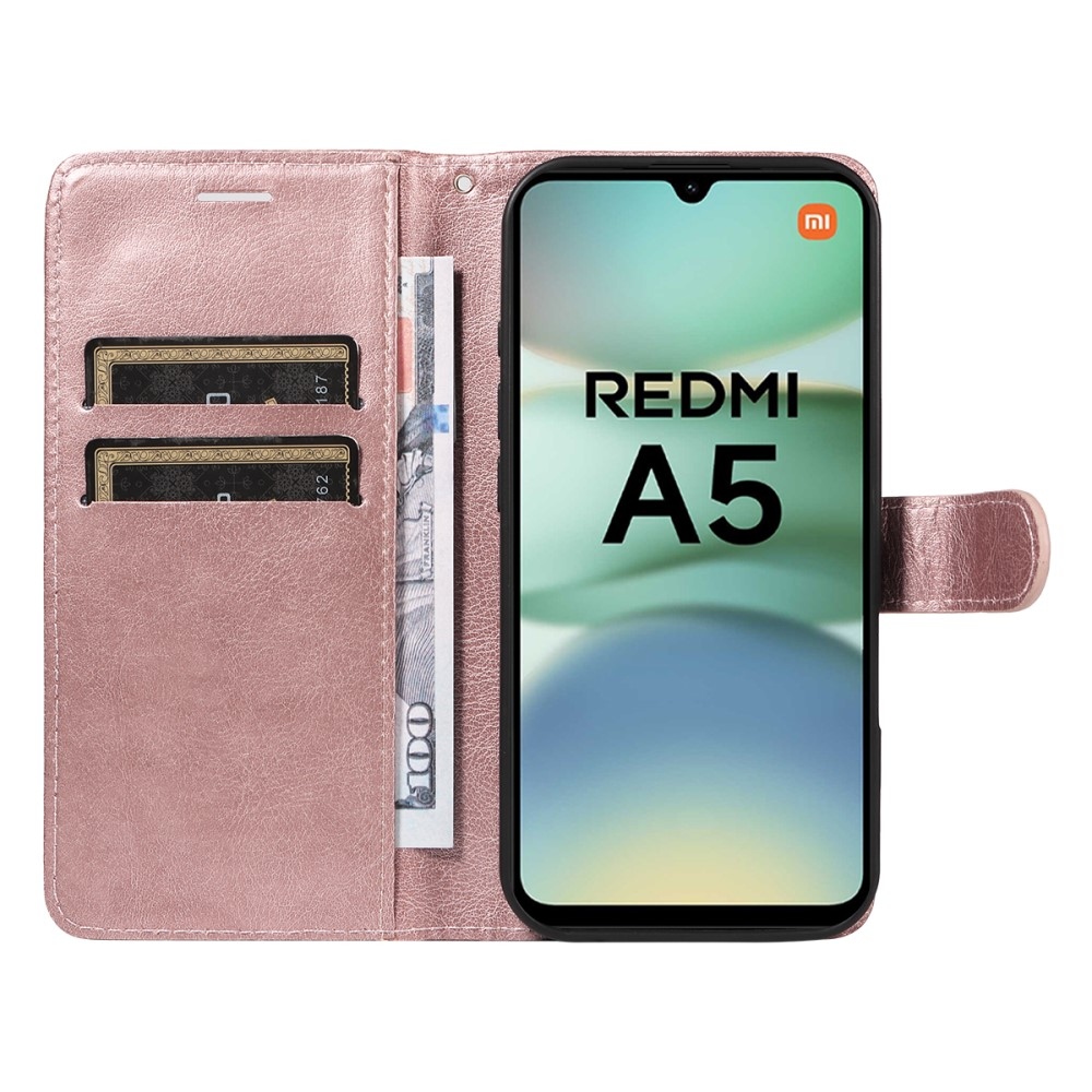 Wallet knižkové púzdro na Xiaomi Redmi A5 - ružovozlaté