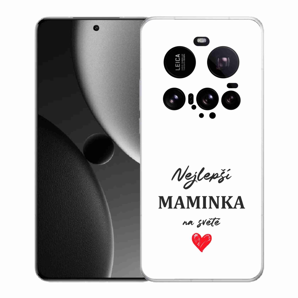 Gélový kryt mmCase na Xiaomi 15 Ultra - najlepšia mamička 1 biele pozadie