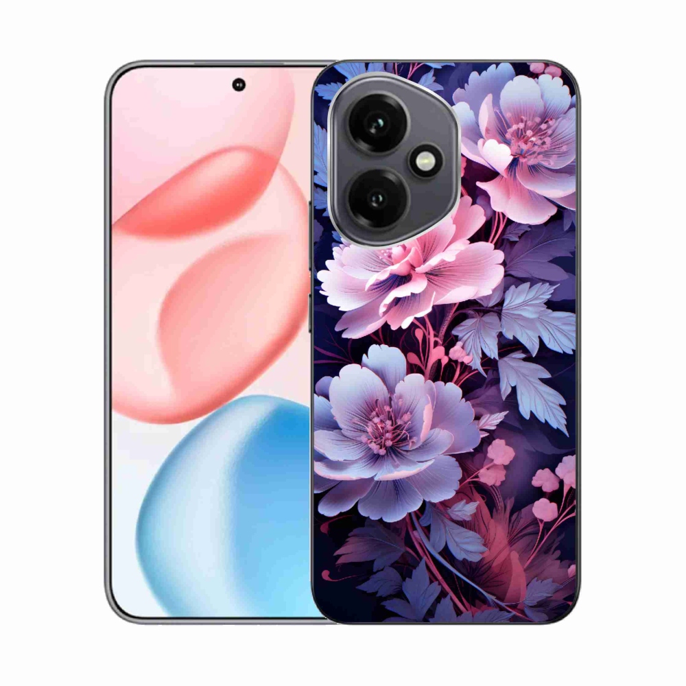 Gélový kryt mmCase na Honor 400 - kvety 11