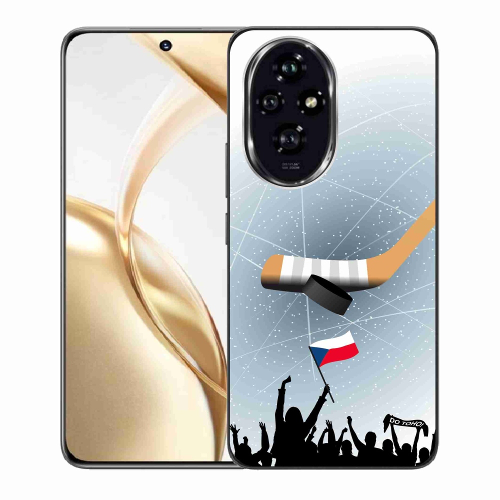 Gélový kryt mmCase na Honor 200 5G - fanúšikovia hokeja