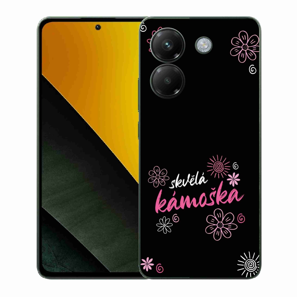 Gélový kryt mmCase na Xiaomi Poco M7 Pro 5G - skvelá kamoška čierne pozadie