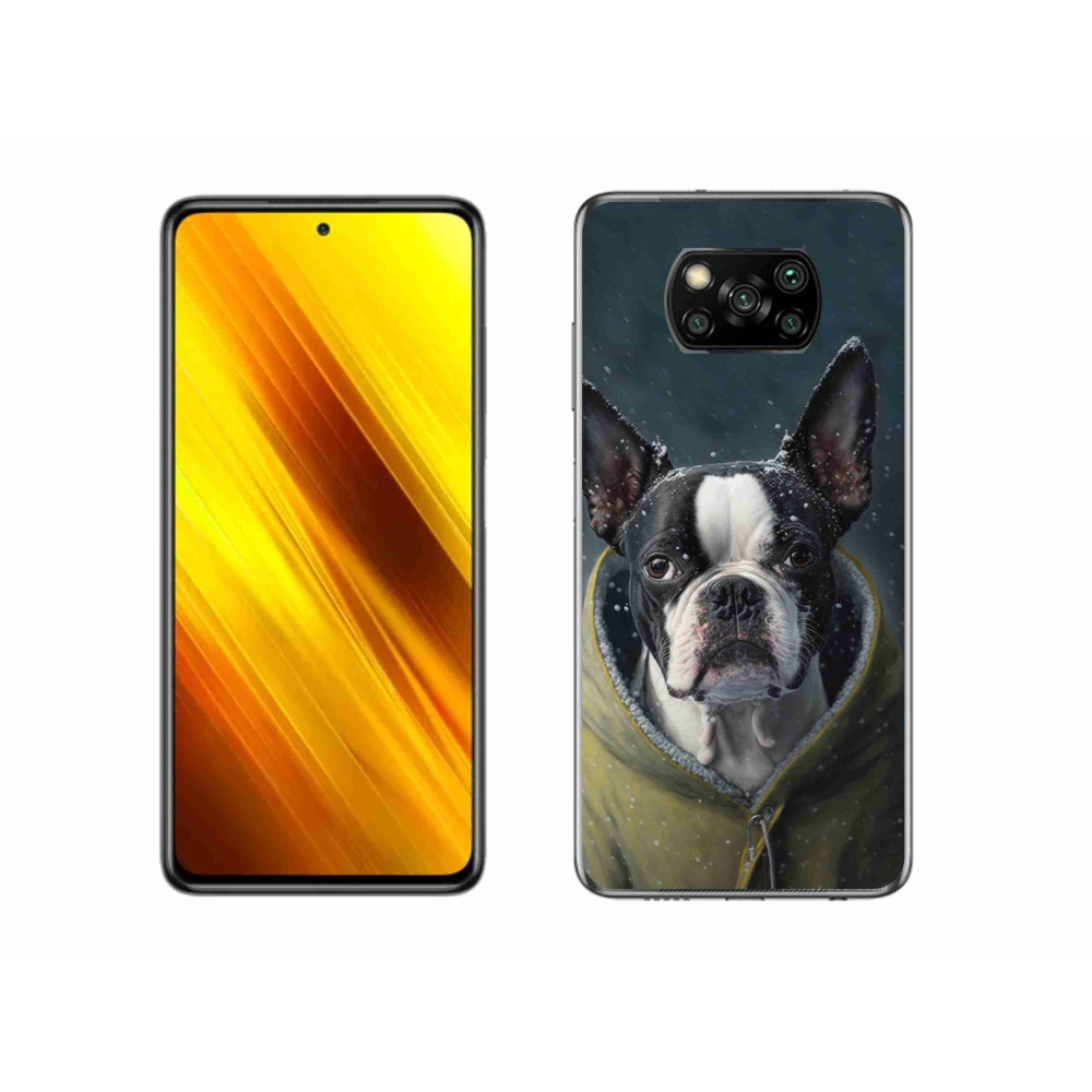 Gélový kryt mmCase na Xiaomi Poco X3 Pro - buldoček