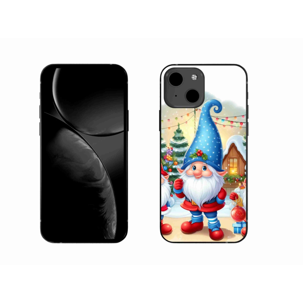 Gélový kryt mmCase na iPhone 13 6.1 - vianočné škriatkovia
