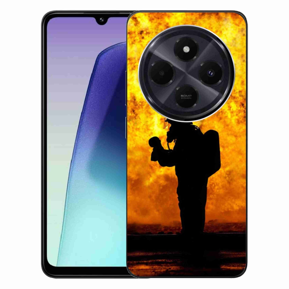 Gélový kryt mmCase na Xiaomi Redmi 14C/Poco C75 - hasič
