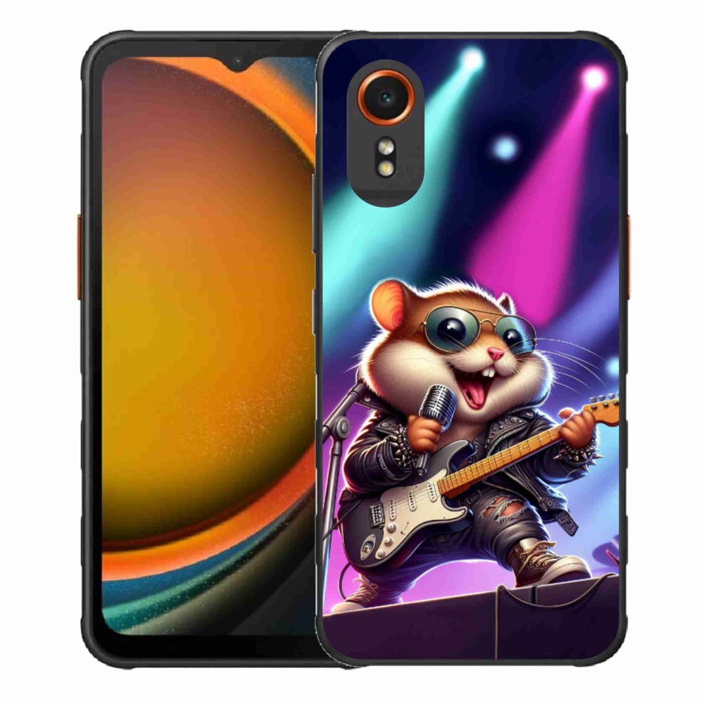 Gélový kryt mmCase na Samsung Galaxy Xcover 7 - škrečok rocker