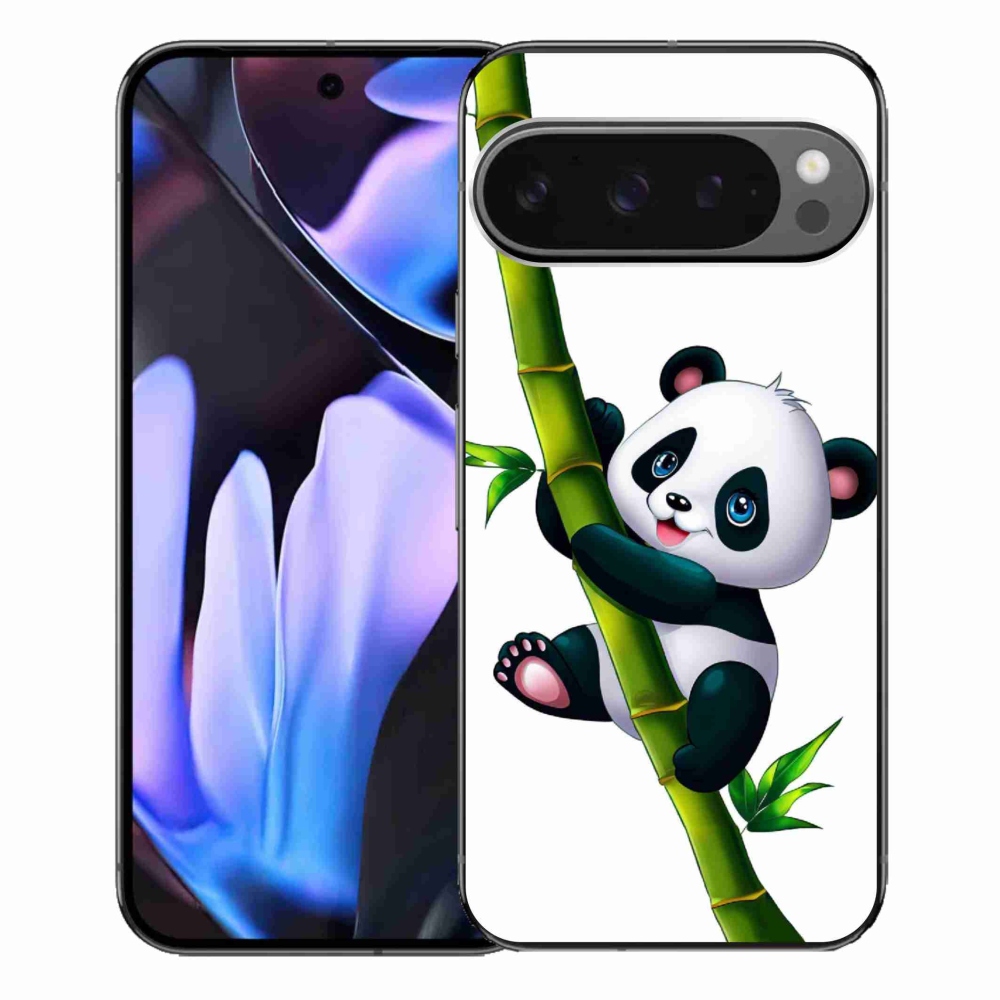 Gélový kryt mmCase na Google Pixel 9 Pro XL - panda na bambuse