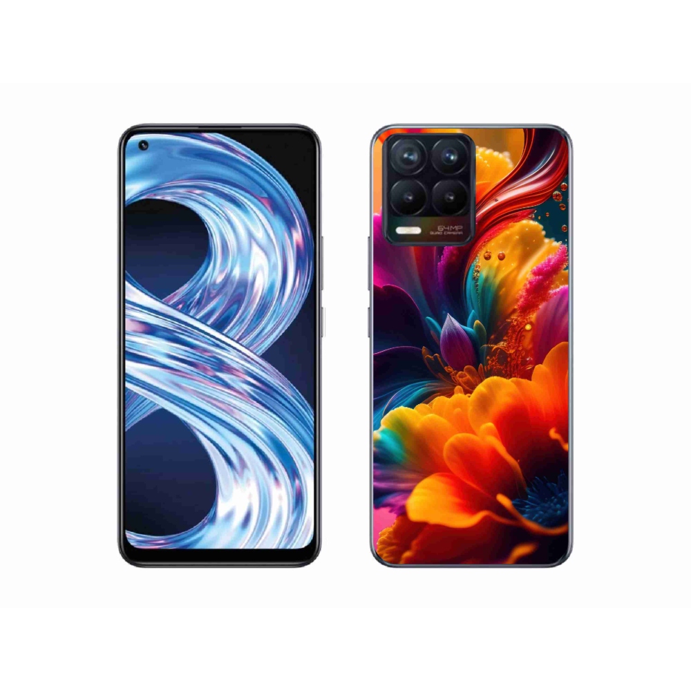 Gélový kryt mmCase na Realme 8 Pro - abstraktný motív 2