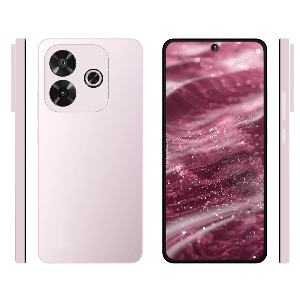 Priehľadný gélový obal na Xiaomi Redmi Note 14 5G - priehľadný