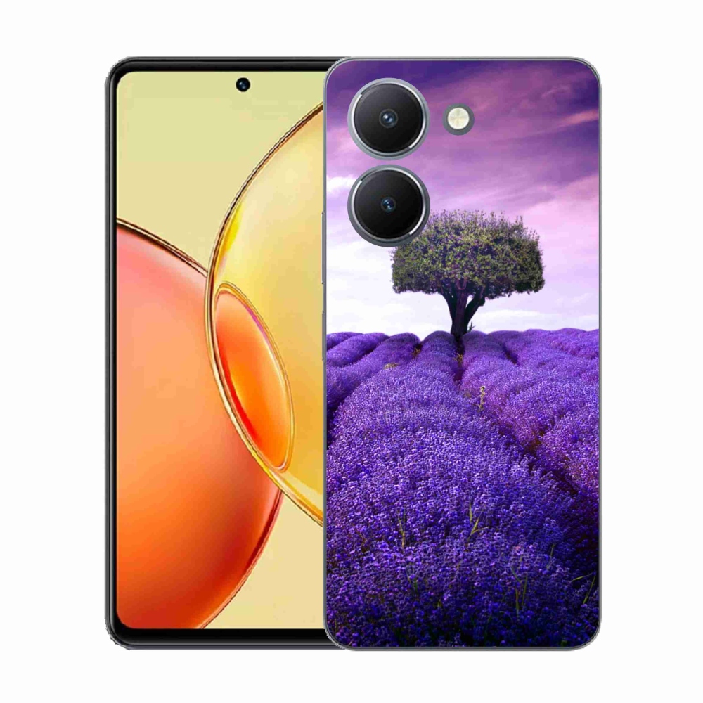 Gélový kryt mmCase na Vivo Y36 - levanduľová lúka