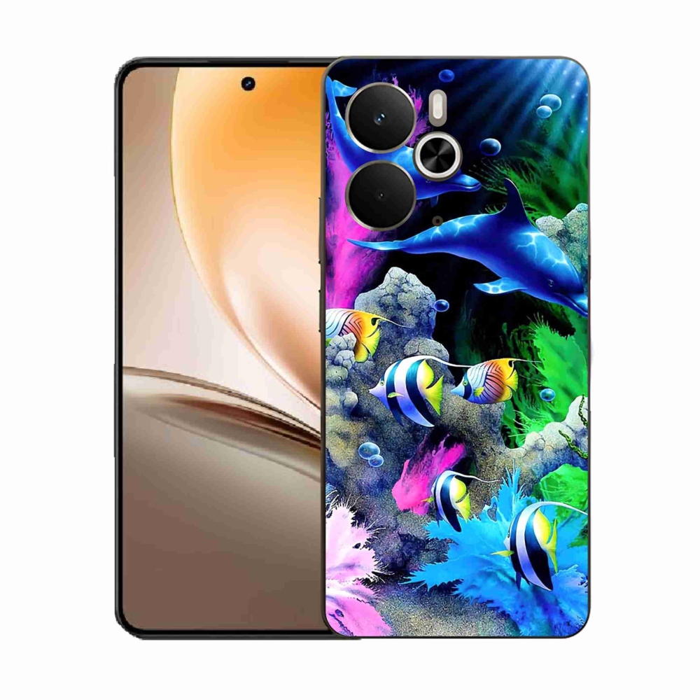 Gélový kryt mmCase na Realme 14 5G - morský svet