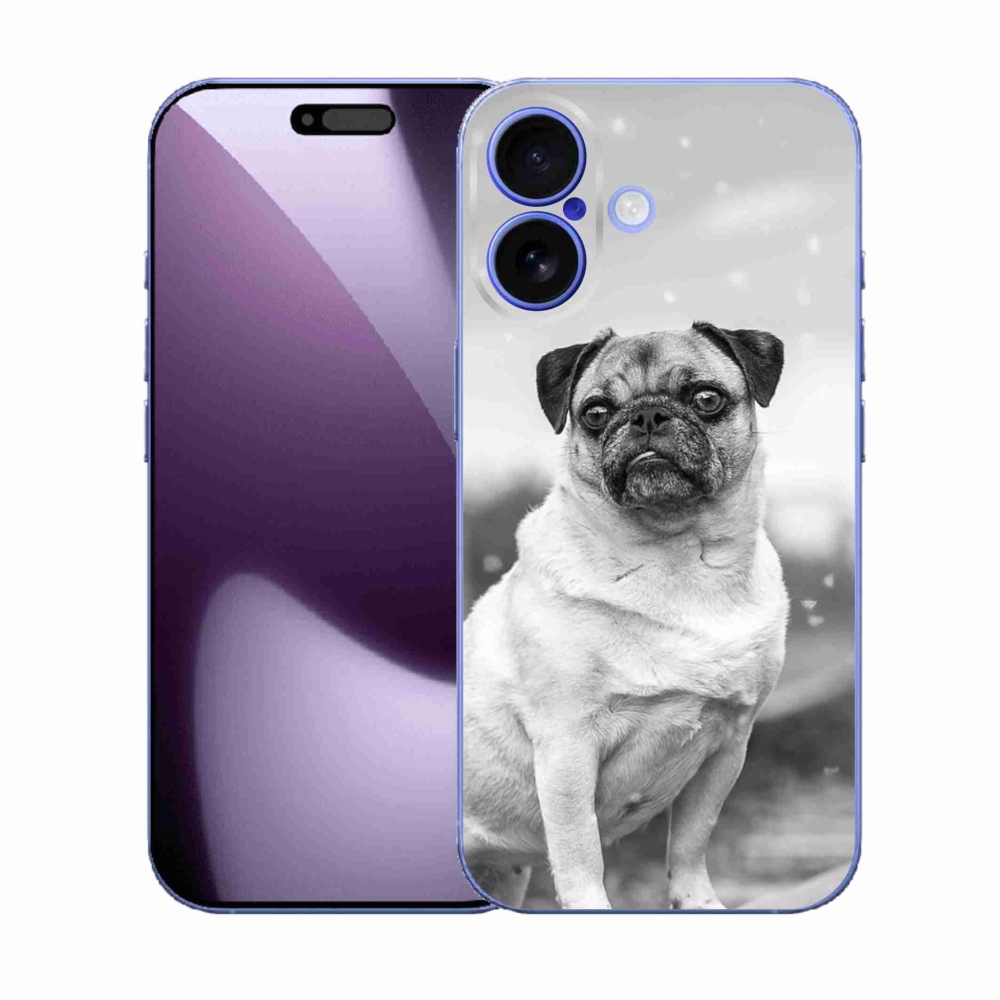 Gélový kryt mmCase na iPhone 17 - mops