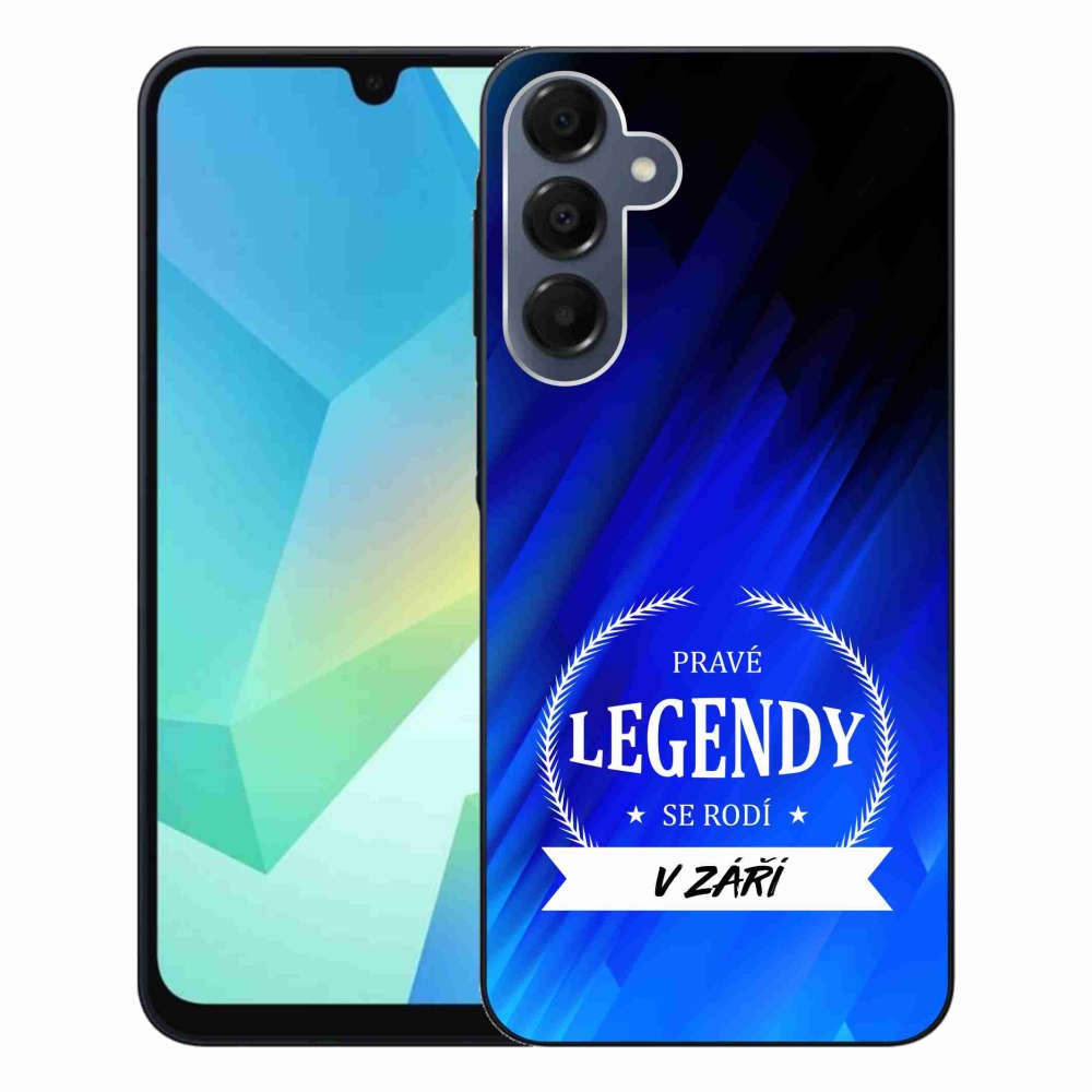 Gélový kryt mmCase na Samsung Galaxy A16 4G/5G - legendy v septembri modré pozadie