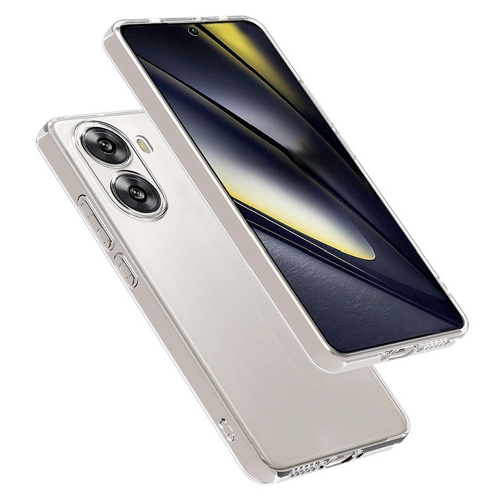 Priehľadný gélový obal na Xiaomi Poco X7 Pro 5G - priehľadný