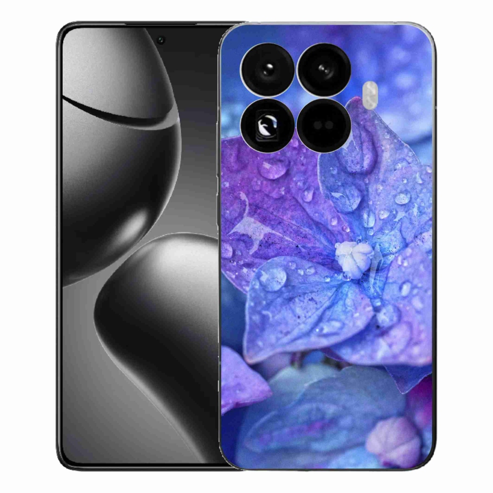 Gélový kryt mmCase na Xiaomi 15T Pro - fialový kvet