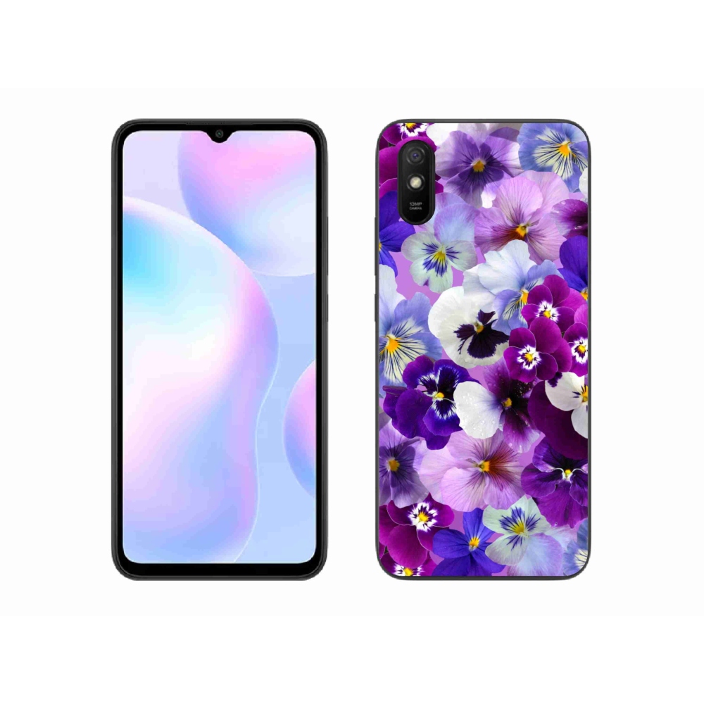 Gélový kryt mmCase na Xiaomi Redmi 9A - kvety 9