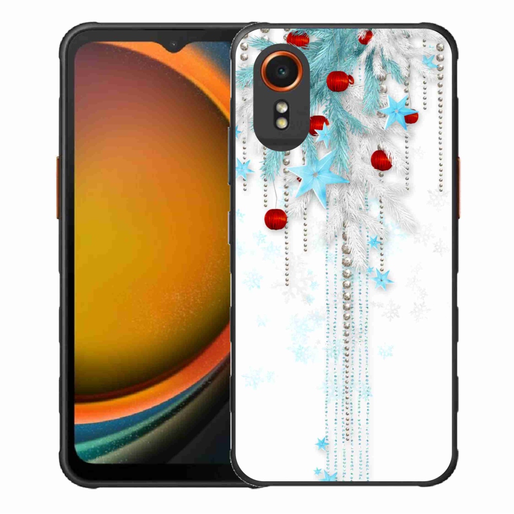 Gélový kryt mmCase na Samsung Galaxy Xcover 7 - vianočné ozdoby