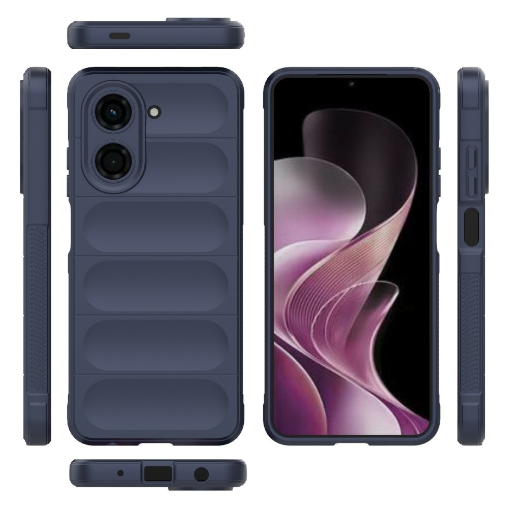 Rugg odolný gélový obal na Xiaomi Redmi A5 (171.7x77.8x8.3mm) - tmavomodrý