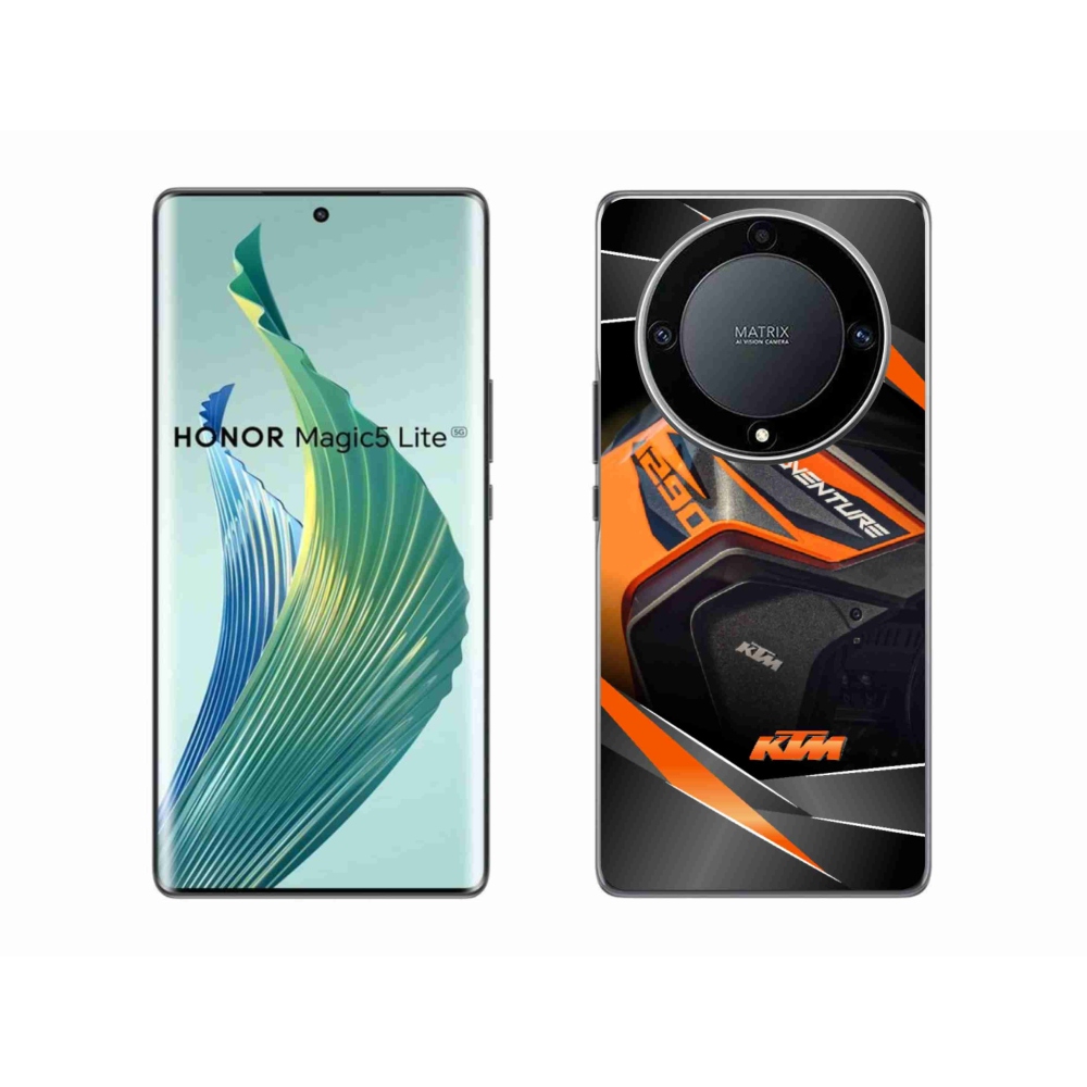 Gélový kryt mmCase na Honor Magic 5 Lite 5G - motorka ktm