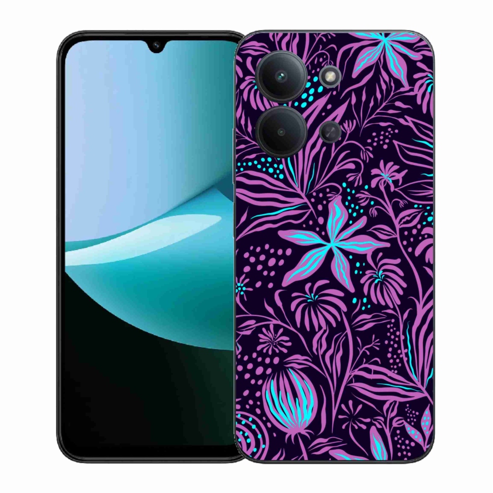 Gélový kryt mmCase na Xiaomi Redmi 15C 4G (171mm)/Poco C85 4G (171mm) - kvety 2