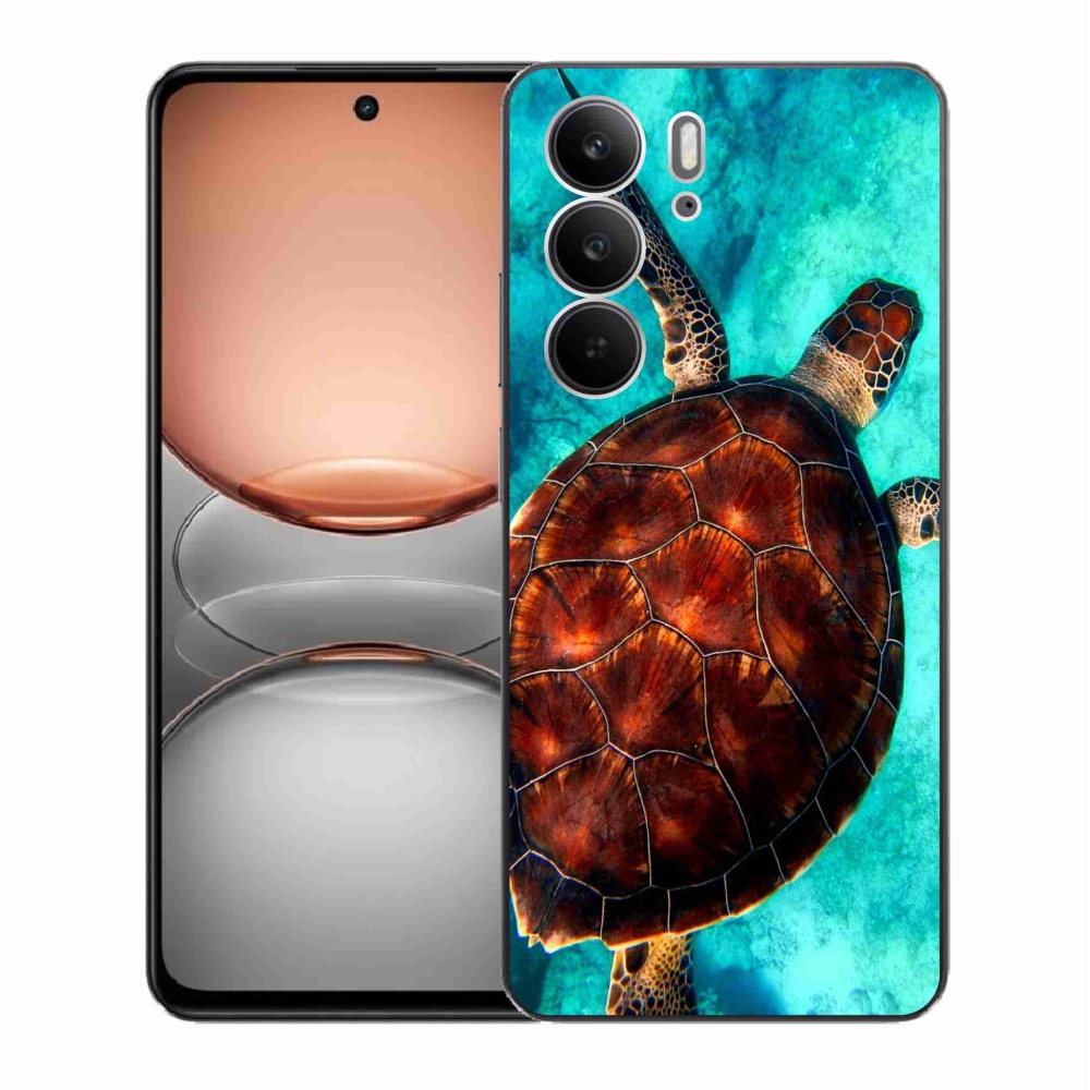 Gélový kryt mmCase na Realme C75 - korytnačka