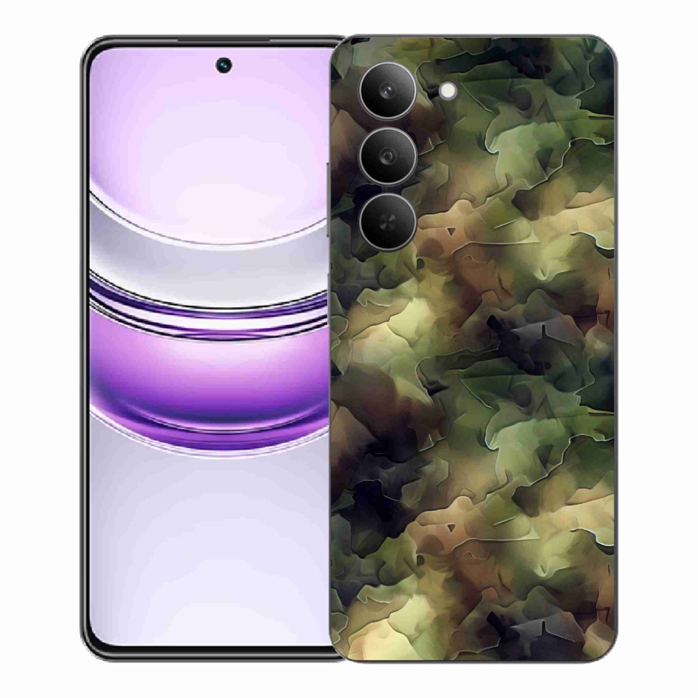 Gélový kryt mmCase na Realme 14x 5G - maskáčový vzor 10