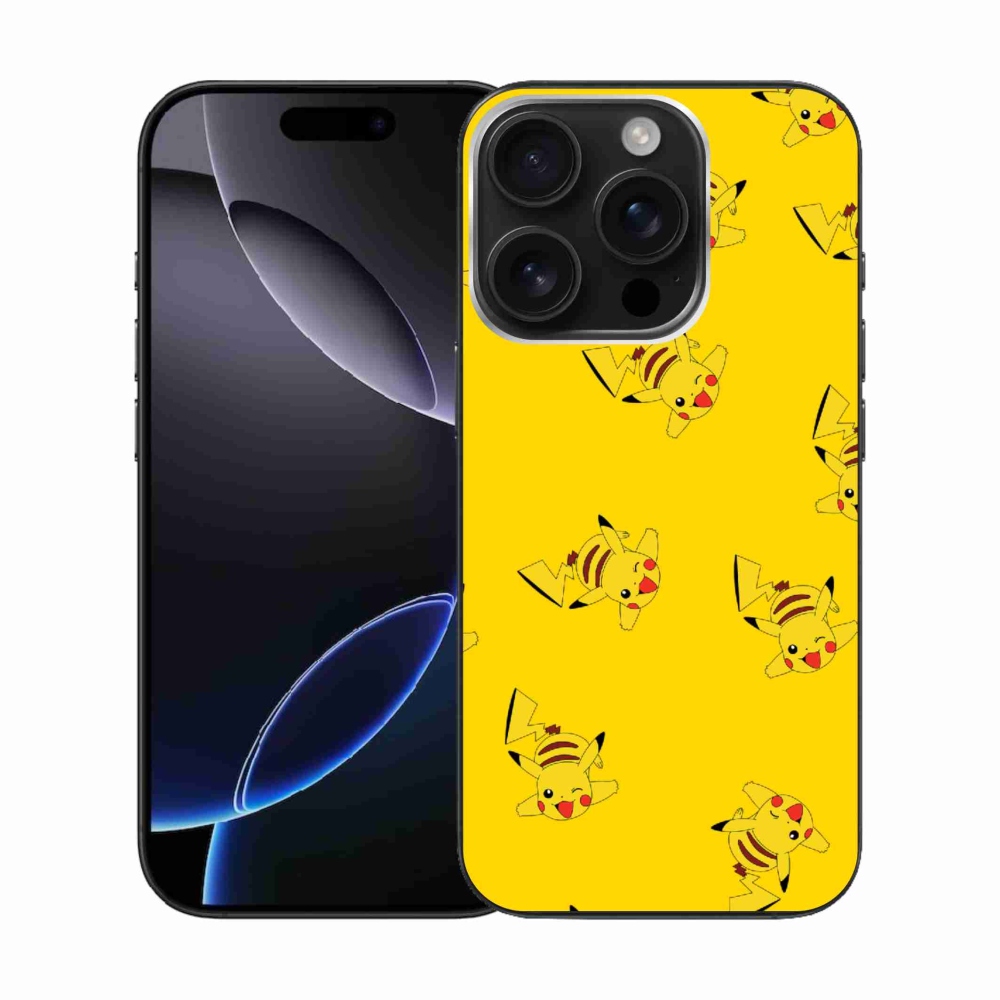 Gélový kryt mmCase na iPhone 16 Pro - pikachu