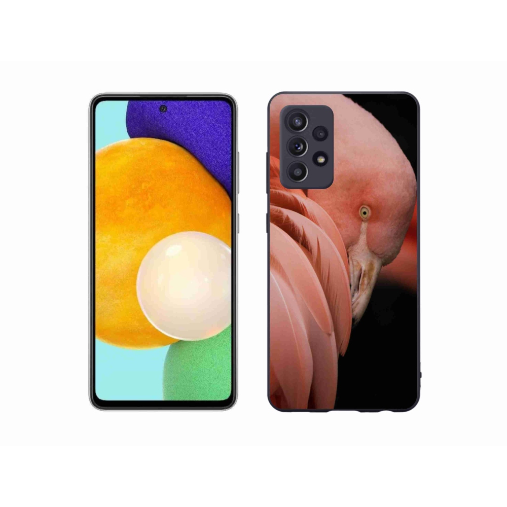 Gélový kryt mmCase na Samsung Galaxy A52s 5G - plameniak 3