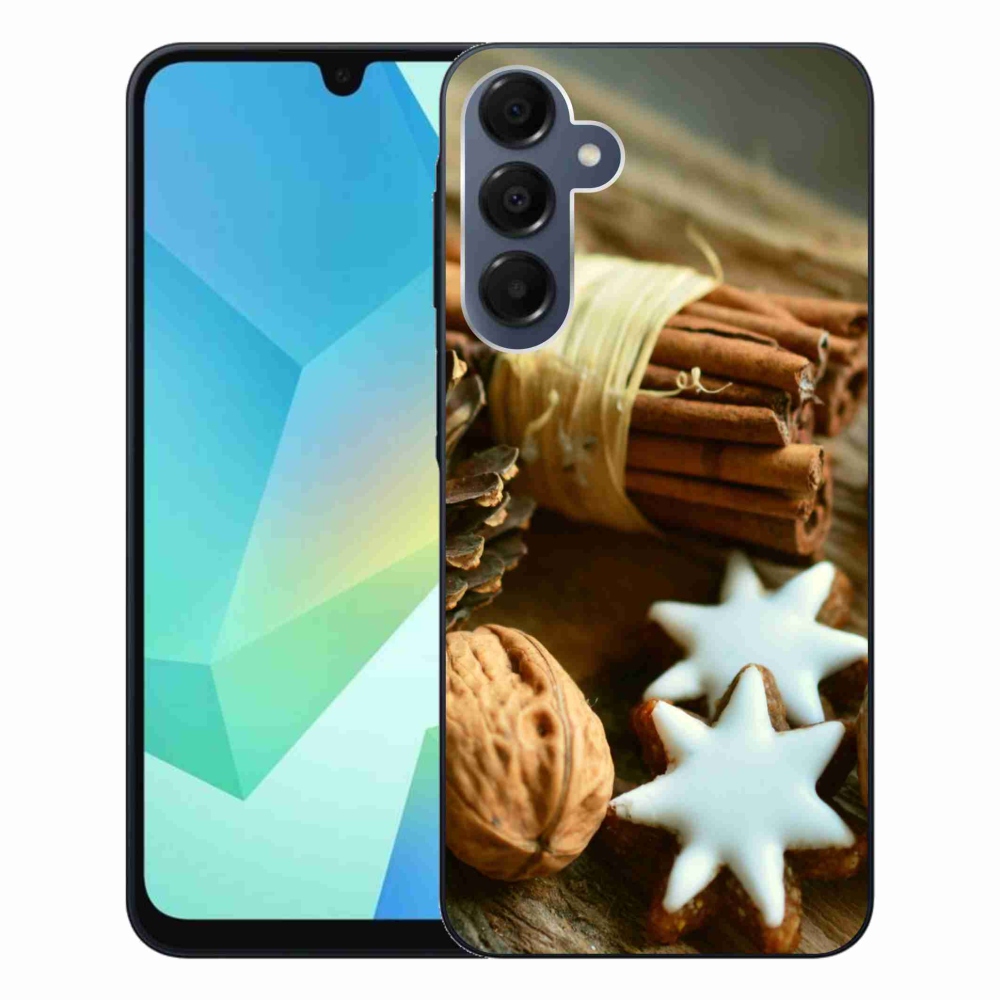 Gélový kryt mmCase na Samsung Galaxy A16 4G/5G - škorica a perníčky