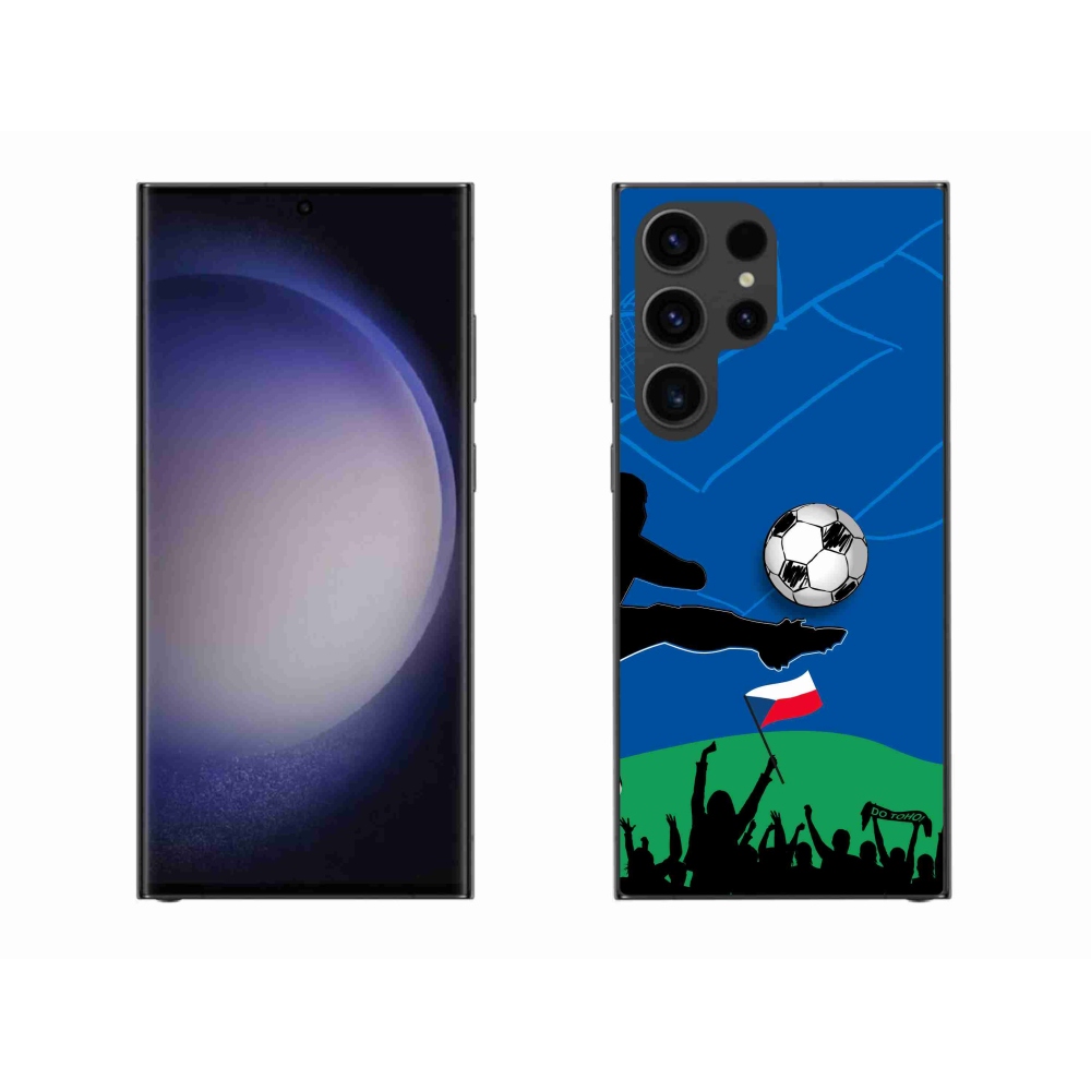 Gélový kryt mmCase na Samsung Galaxy S23 Ultra 5G - fanúšikovia futbalu